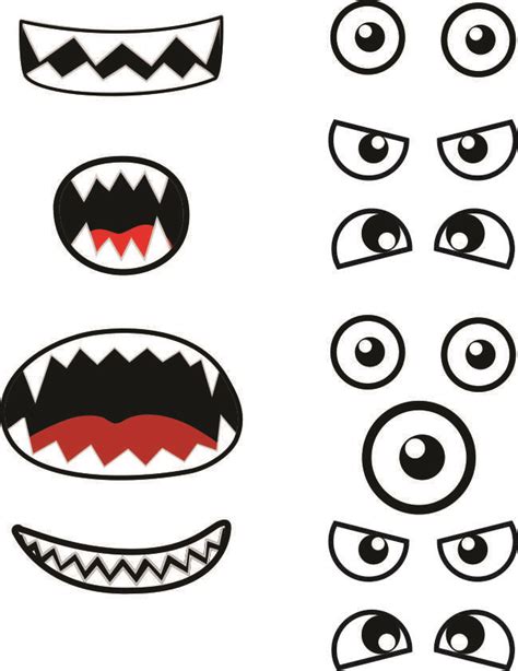 Printable Monster Faces